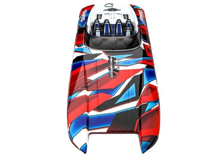 Traxxas DCB M41 Katamaran BL TQi TSM - Utan Batt/Laddare Röd - 2