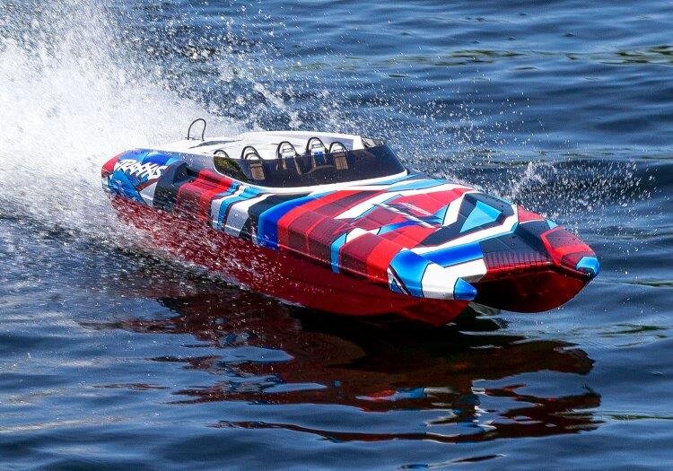 Traxxas DCB M41 Katamaran BL TQi TSM - Utan Batt/Laddare Röd - 8