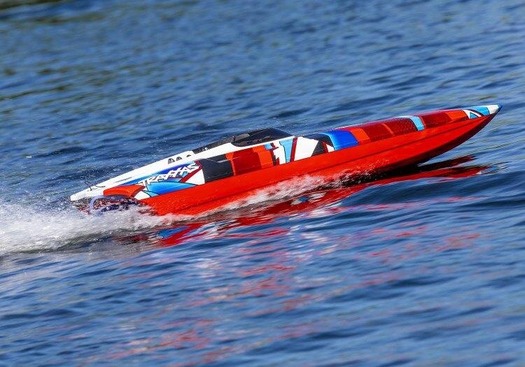 Traxxas DCB M41 Katamaran BL TQi TSM - Utan Batt/Laddare Röd - 5