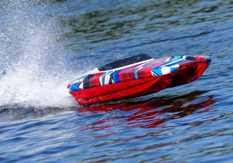 Traxxas DCB M41 Katamaran BL TQi TSM - Utan Batt/Laddare Röd - 6
