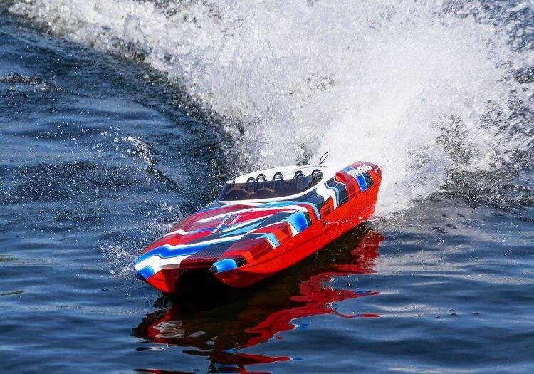 Traxxas DCB M41 Katamaran BL TQi TSM - Utan Batt/Laddare Röd - 7