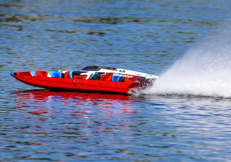 Traxxas DCB M41 Katamaran BL TQi TSM - Utan Batt/Laddare Röd - 3