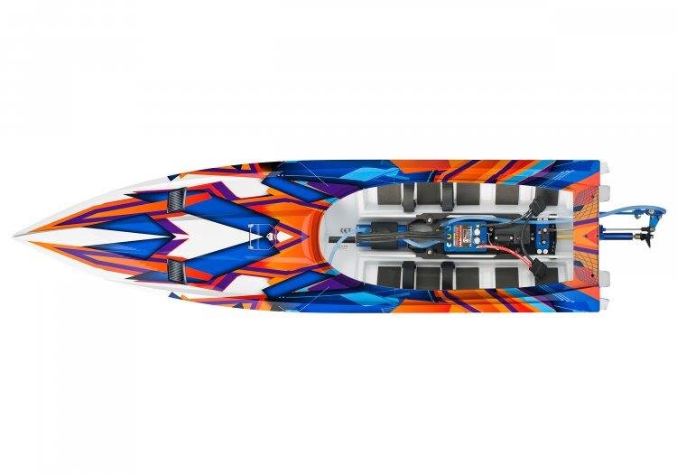 Traxxas Spartan BL TQi TSM - Utan Batteri & Laddare Orange - 5