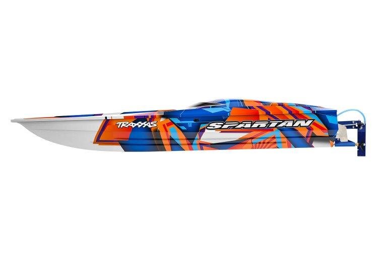 Traxxas Spartan BL TQi TSM - Utan Batteri & Laddare Orange - 2
