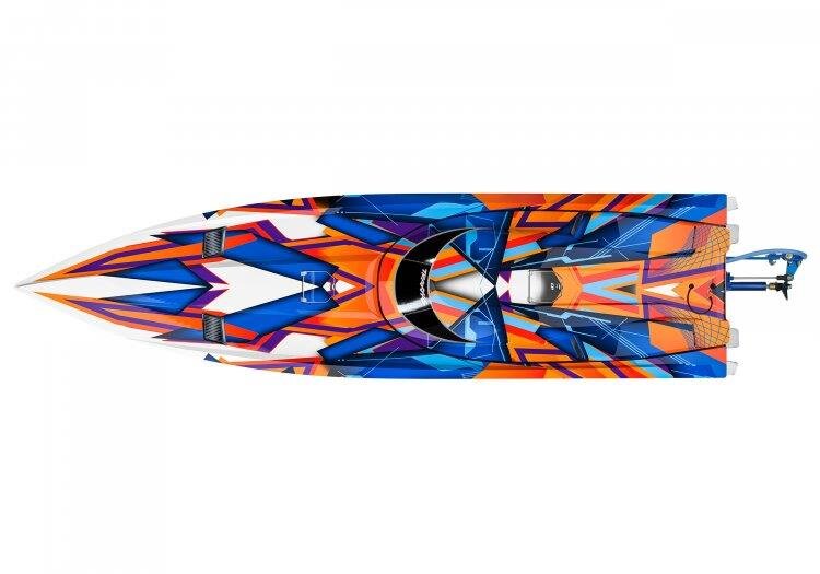 Traxxas Spartan BL TQi TSM - Utan Batteri & Laddare Orange - 6