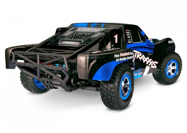 Traxxas Slash 2WD 1/10 RTR TQ Blå Clipless USB - Med Batteri/Laddare - 8