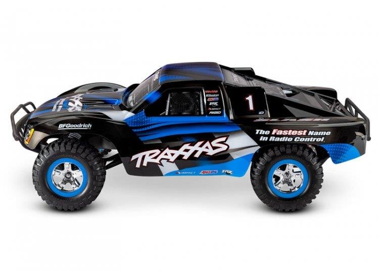 Traxxas Slash 2WD 1/10 RTR TQ Blå Clipless USB - Med Batteri/Laddare - 9