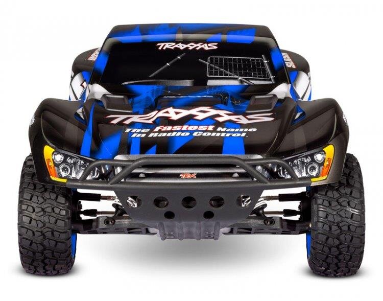 Traxxas Slash 2WD 1/10 RTR TQ Blå Clipless USB - Med Batteri/Laddare - 7