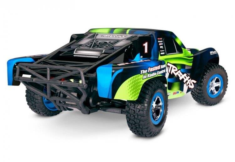 Traxxas Slash 2WD 1/10 RTR TQ Grön Clipless USB - Med Batteri/Laddare - 8