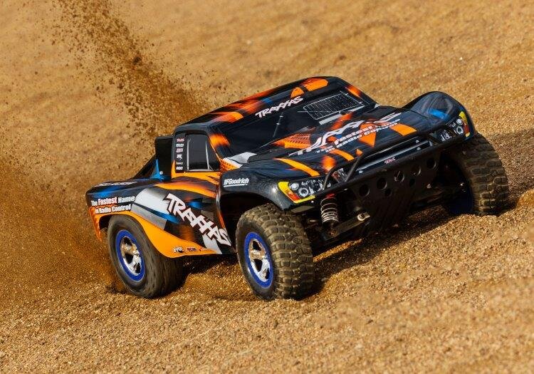 Traxxas Slash 2WD 1/10 RTR TQ Orange Clipless USB - Med Batteri/Laddare - 3