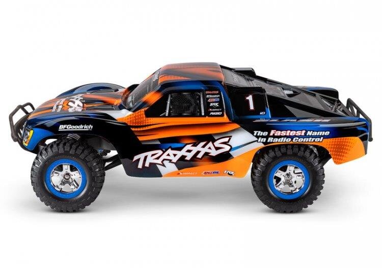 Traxxas Slash 2WD 1/10 RTR TQ Orange Clipless USB - Med Batteri/Laddare - 10