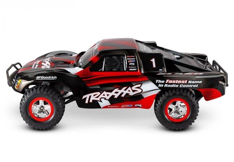 Traxxas Slash 2WD 1/10 RTR TQ Röd Clipless USB - Med Batteri/Laddare - 9