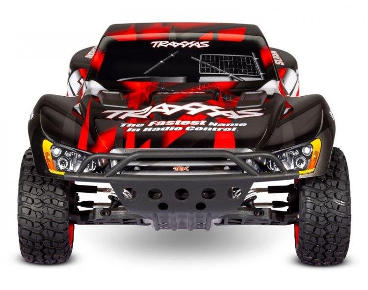 Traxxas Slash 2WD 1/10 RTR TQ Röd Clipless USB - Med Batteri/Laddare - 7