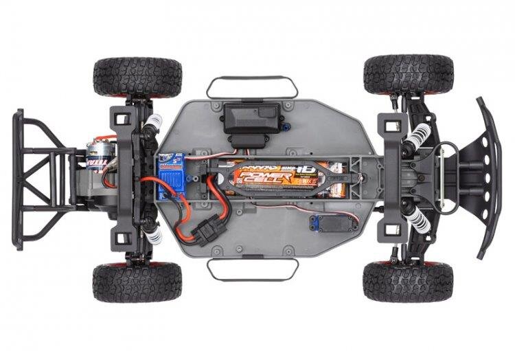 Traxxas Slash 2WD 1/10 RTR TQ Röd Clipless USB - Med Batteri/Laddare - 5