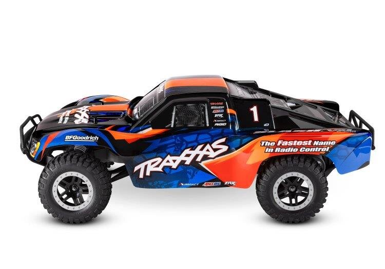 Traxxas Slash VXL 2WD 1 /10 RTR TQi TSM Orange 272R utan Batt & Laddare - 10