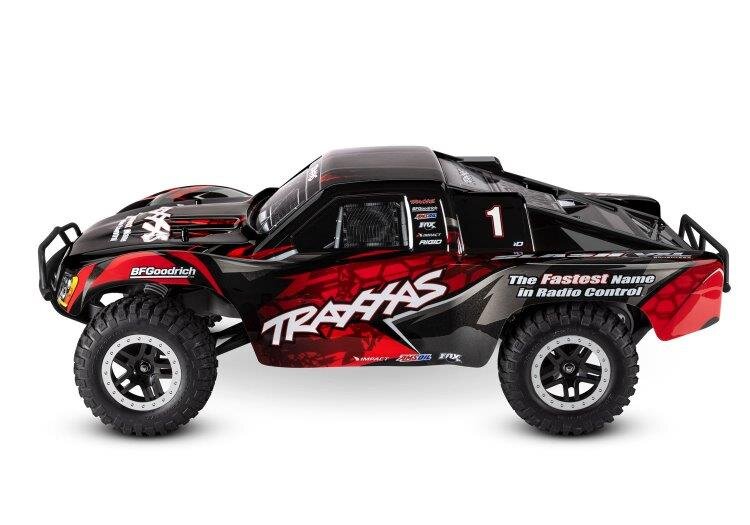 Traxxas Slash VXL 2WD 1 /10 RTR TQi TSM Röd 272R - utan Batt & Laddare - 10