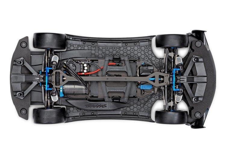 Traxxas XO-1 Supercar 1/7 RTR TQi Telemetri TSM Blå - 22