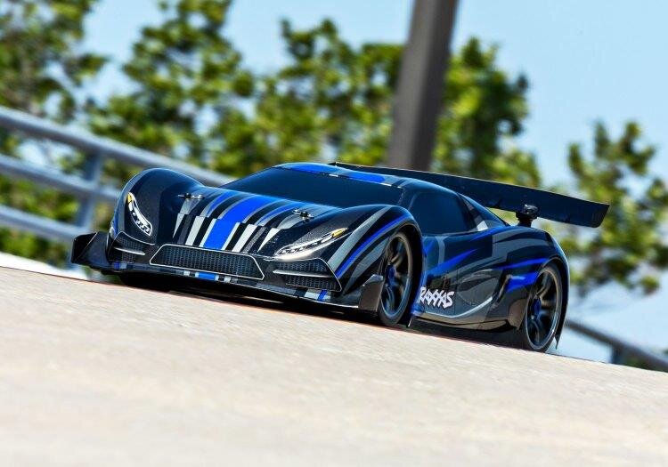 Traxxas XO-1 Supercar 1/7 RTR TQi Telemetri TSM Blå - 4