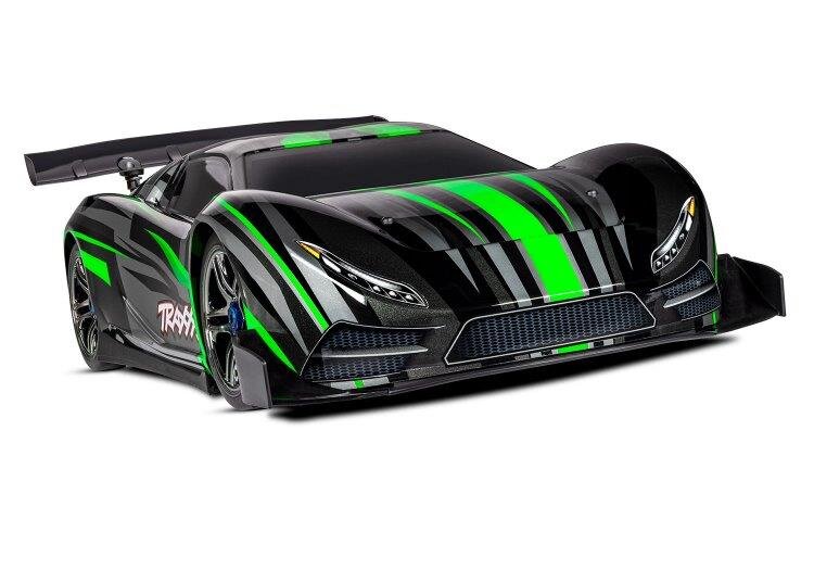 Traxxas XO-1 Supercar 1/7 RTR TQi Telemetri TSM Grön - 2