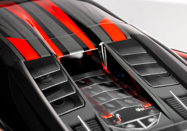 Traxxas XO-1 Supercar 1/7 RTR TQi Telemetri TSM Röd - 14