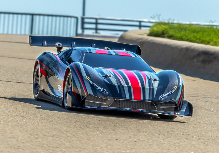 Traxxas XO-1 Supercar 1/7 RTR TQi Telemetri TSM Röd - 4