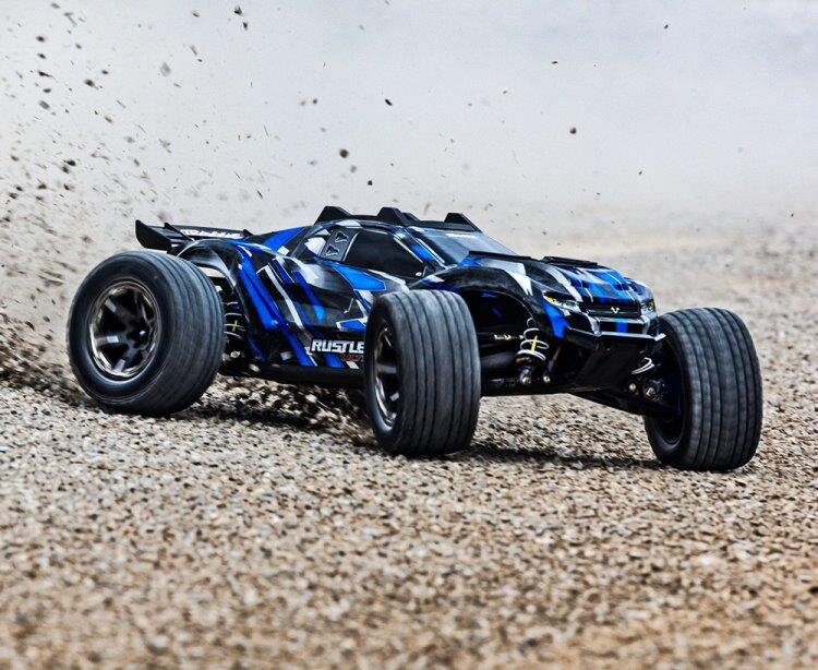 Traxxas Rustler 4x4 Ultimate VXL 1/10 RTR TQ Blå - 3