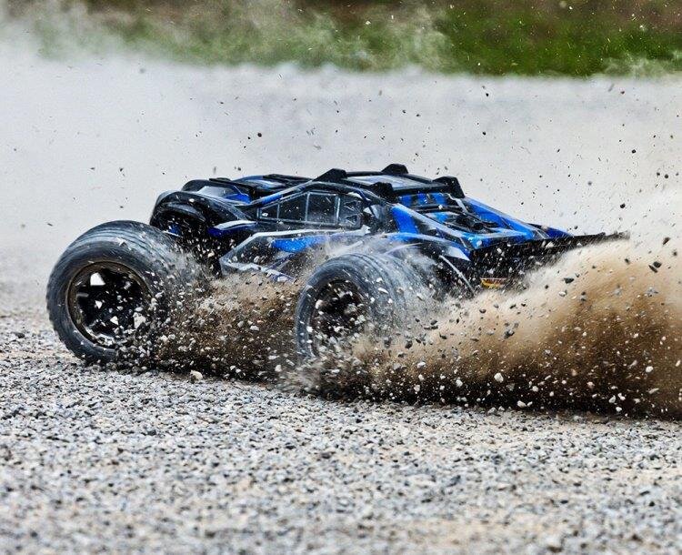 Traxxas Rustler 4x4 Ultimate VXL 1/10 RTR TQ Blå - 15