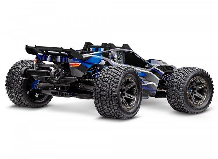 Traxxas Rustler 4x4 Ultimate VXL 1/10 RTR TQ Blå - 2