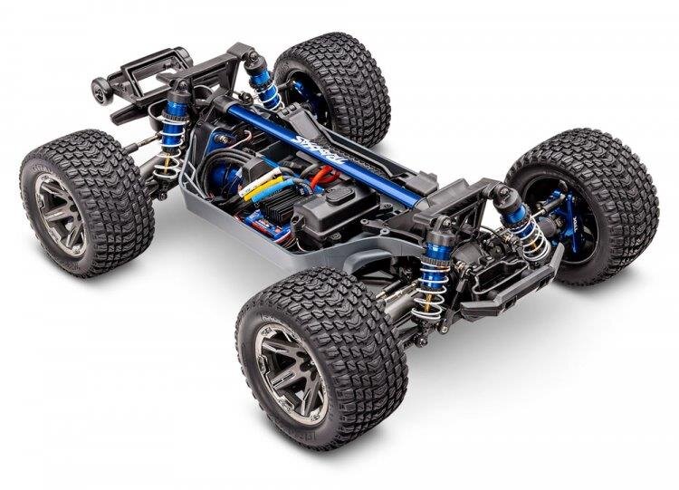 Traxxas Rustler 4x4 Ultimate VXL 1/10 RTR TQ Blå - 9