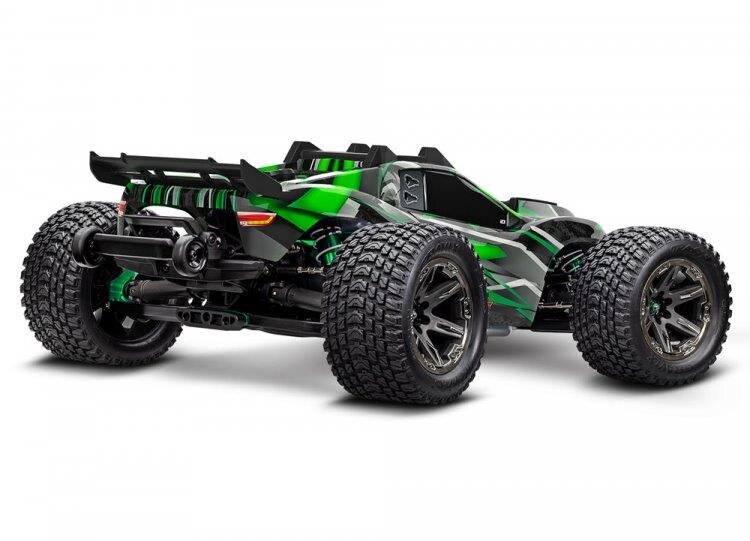 Traxxas Rustler 4x4 Ultimate VXL 1/10 RTR TQ Grön - 2