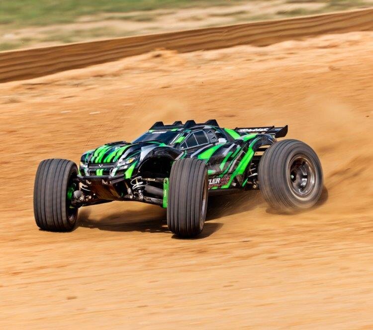 Traxxas Rustler 4x4 Ultimate VXL 1/10 RTR TQ Grön - 13