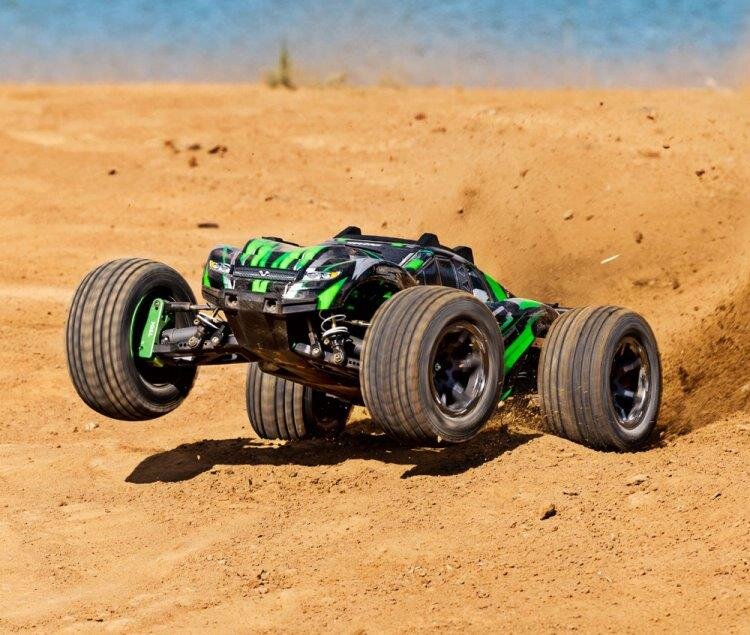 Traxxas Rustler 4x4 Ultimate VXL 1/10 RTR TQ Grön - 14