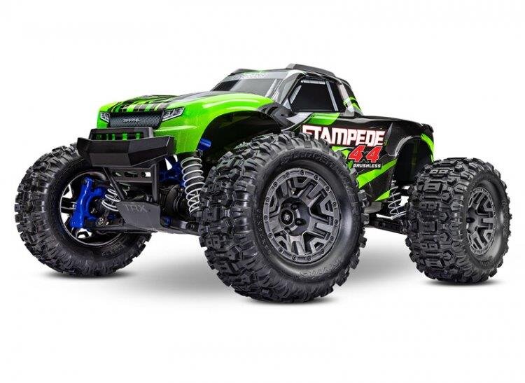 Traxxas Stampede 4x4 1/10 RTR TQ BL-2s Grön
