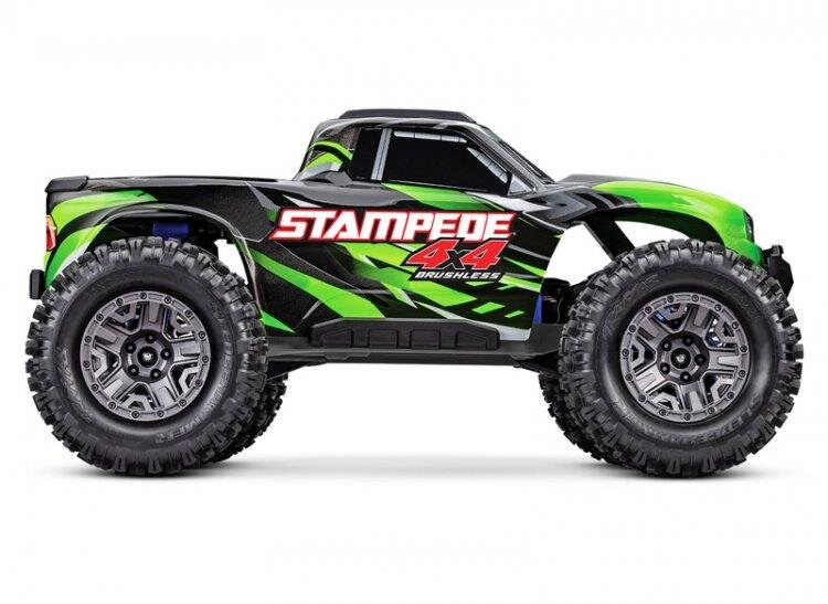 Traxxas Stampede 4x4 1/10 RTR TQ BL-2s Grön - 7