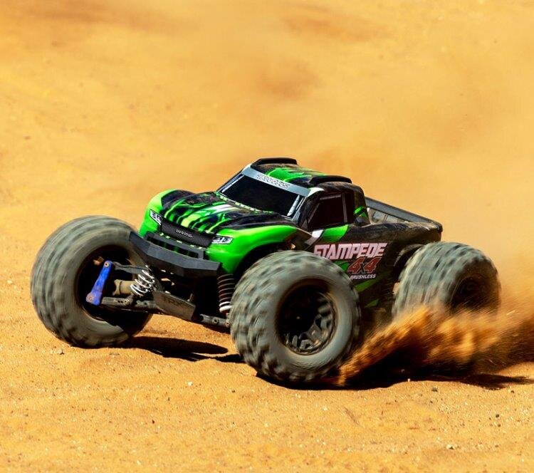 Traxxas Stampede 4x4 1/10 RTR TQ BL-2s Grön - 14