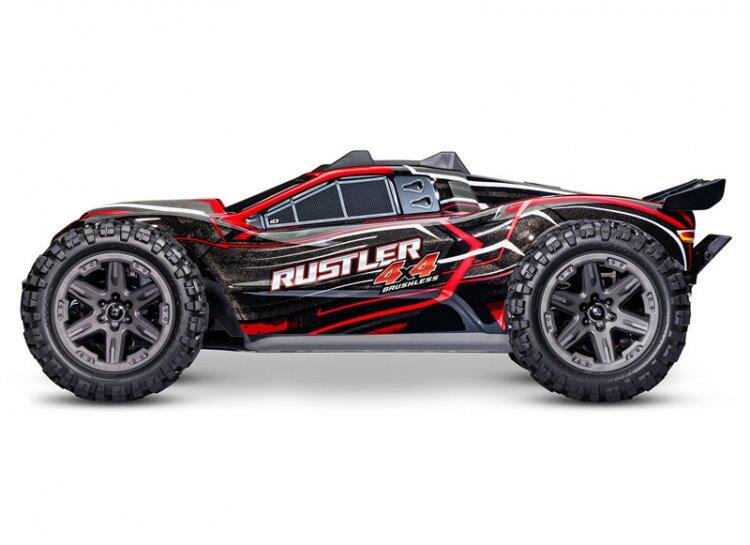 Traxxas Rustler 4x4 BL-2s 1/10 RTR TQ Röd - 13