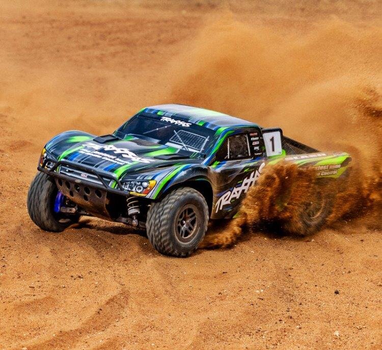 Traxxas Slash 4x4 1/10 RTR TQ BL-2s Grön - 4