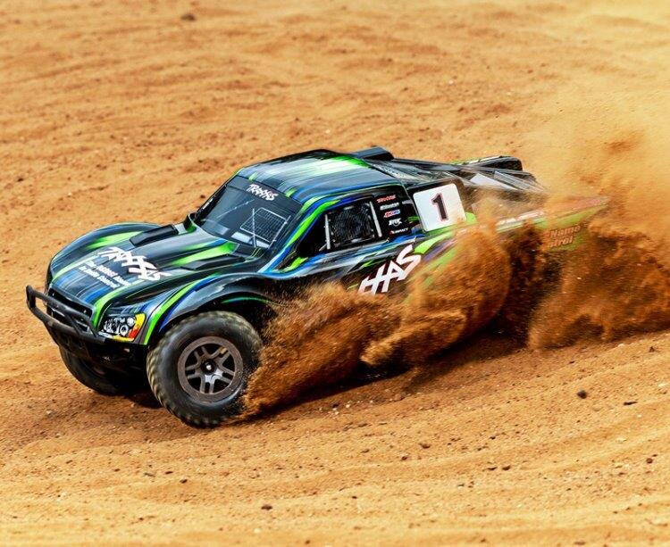 Traxxas Slash 4x4 1/10 RTR TQ BL-2s Grön - 3