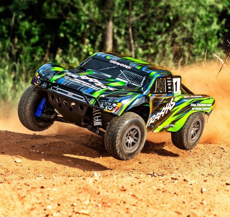 Traxxas Slash 4x4 1/10 RTR TQ BL-2s Grön - 5