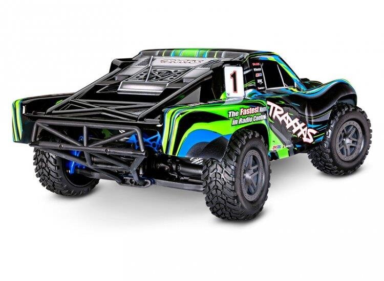 Traxxas Slash 4x4 1/10 RTR TQ BL-2s Grön - 24