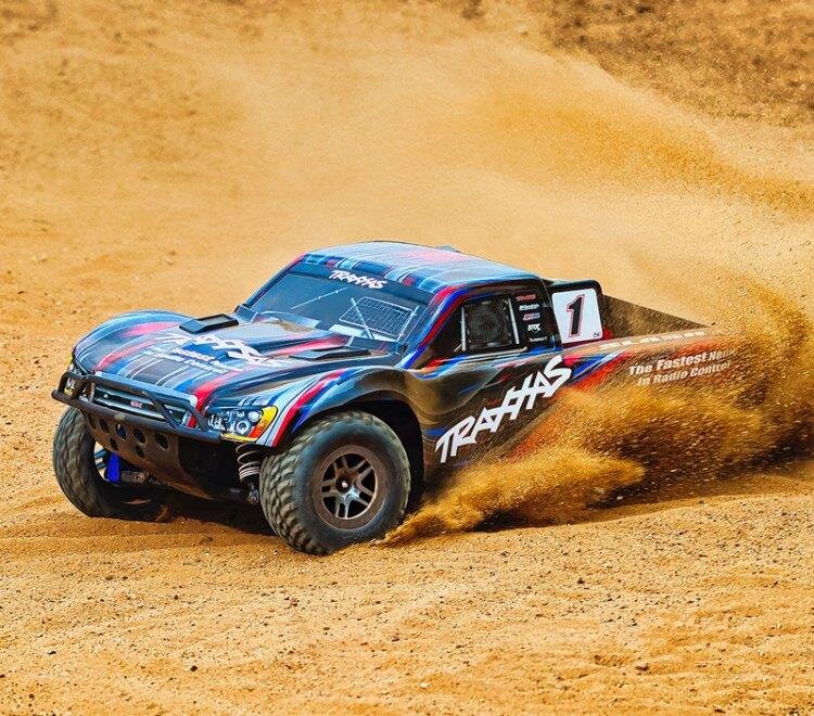 Traxxas Slash 4x4 1/10 RTR TQ BL-2s Röd - 3