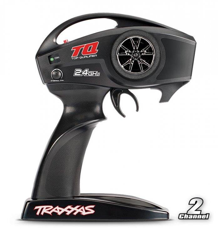 Traxxas E-Revo 1/16 4WD RTR TQ Röd-Blå - USB-C Med Batt/Laddare - 4