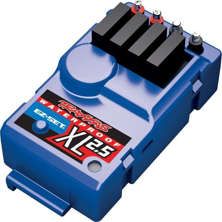 Traxxas E-Revo 1/16 4WD RTR TQ Röd-Blå - USB-C Med Batt/Laddare - 6