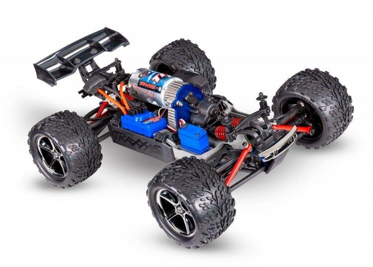 Traxxas E-Revo 1/16 4WD RTR TQ Röd- USB-C Med Batt/Laddare - 9