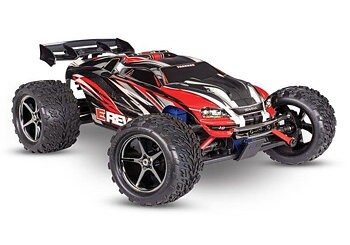 Traxxas E-Revo 1/16 4WD RTR TQ Röd- USB-C Med Batt/Laddare
