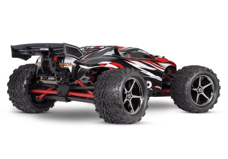 Traxxas E-Revo 1/16 4WD RTR TQ Röd- USB-C Med Batt/Laddare - 6