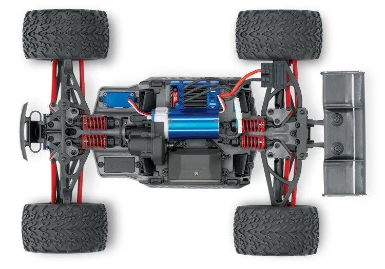 Traxxas E-Revo 1/16 VXL 4WD RTR TQi TSM Blå - USB Med Batt/Laddare - 11