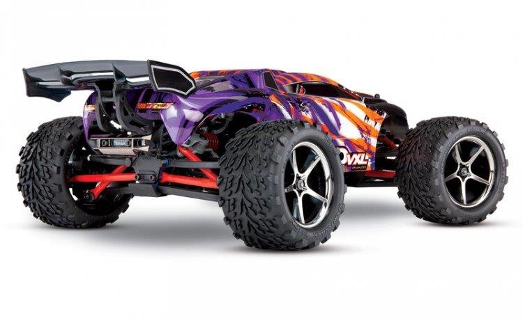 Traxxas E-Revo 1/16 VXL 4WD RTR TQi TSM Lila - USB Med Batt/Laddare - 10