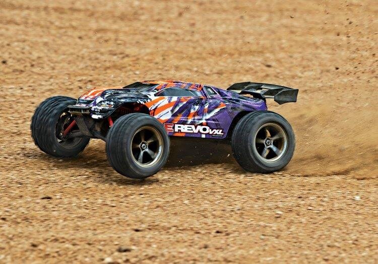 Traxxas E-Revo 1/16 VXL 4WD RTR TQi TSM Lila - USB Med Batt/Laddare - 6