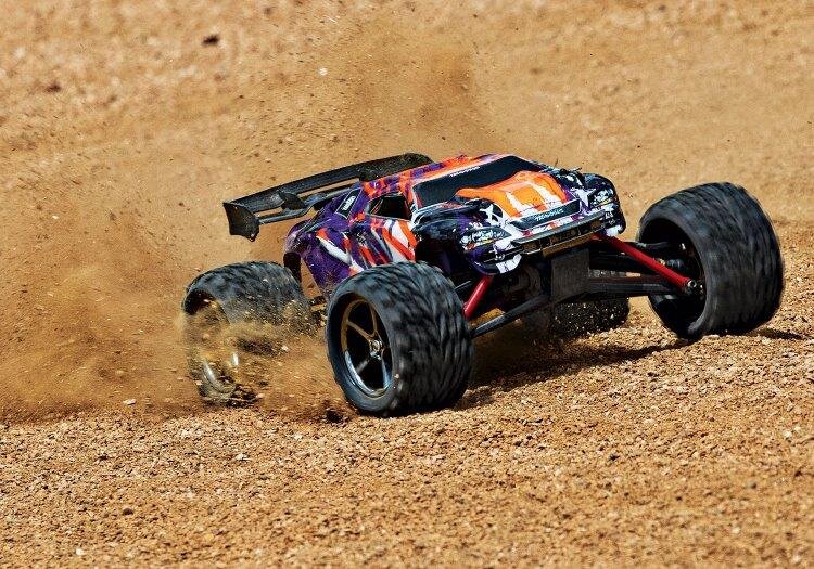 Traxxas E-Revo 1/16 VXL 4WD RTR TQi TSM Lila - USB Med Batt/Laddare - 5